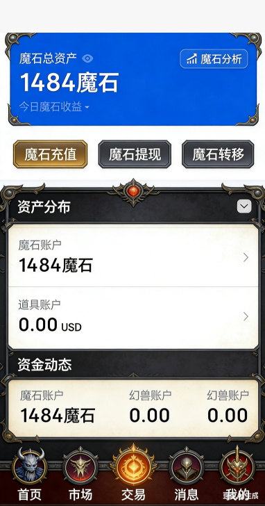 魔域私服幻兽幻化界面